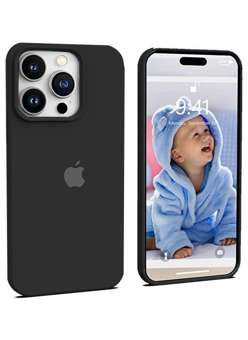 Generic - iPhone 15 Pro Mobile Case Cover with Soft Liquid Silicone Protection Anti-Scratch Shockproof Accessories Slim Protective Back Cover with Comfortable Hold Touch Feeling and Anti-fingerprint - Image 1