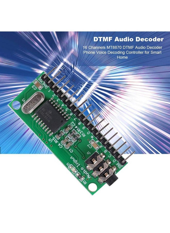 16 Channels Audio Decoder Card Dtmf Mt8870 Audio Decoder Phone Voice Decoding Controller For Smart Home - pzsku/Z8F02C4E06FB04E2B87CDZ/45/_/1704520728/13e84585-525a-4590-ac00-fd29d1df0e75