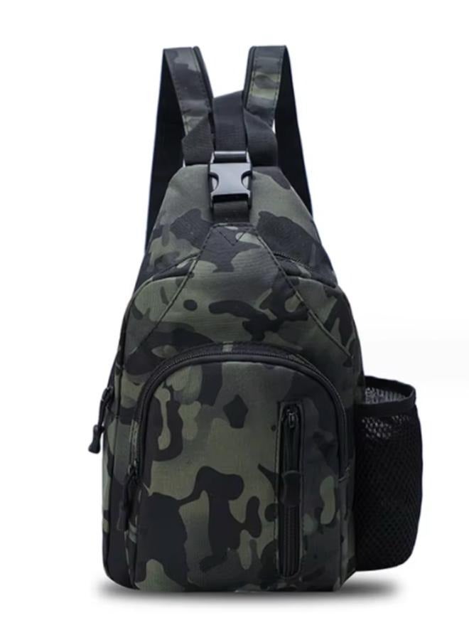 Outdoor Camouflage Messenger Chest Bag Multi-purpose Sports Men's Shoulder Bag - Image 1