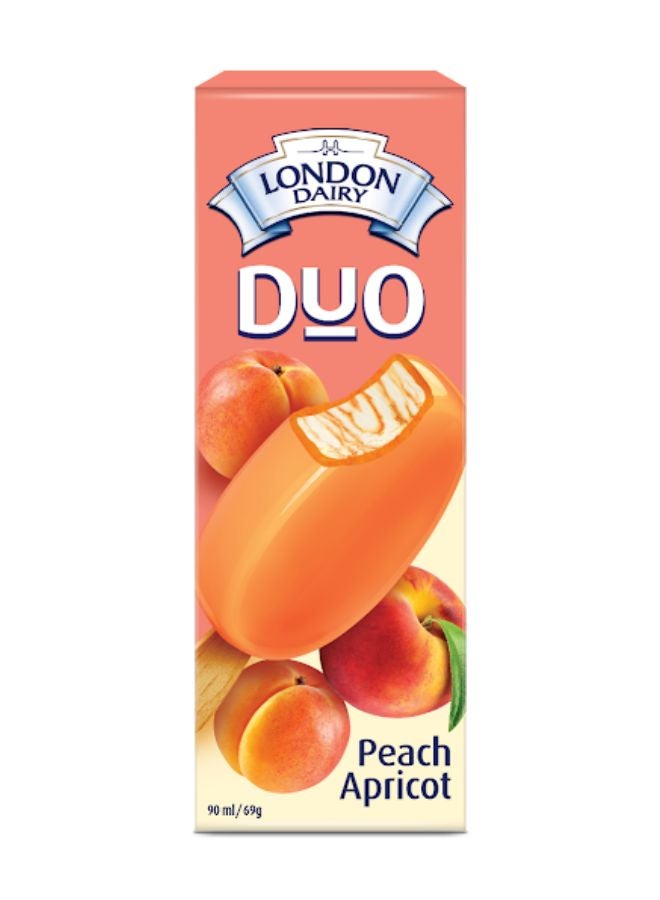 Duo Peach Apricot Ice Cream Stick