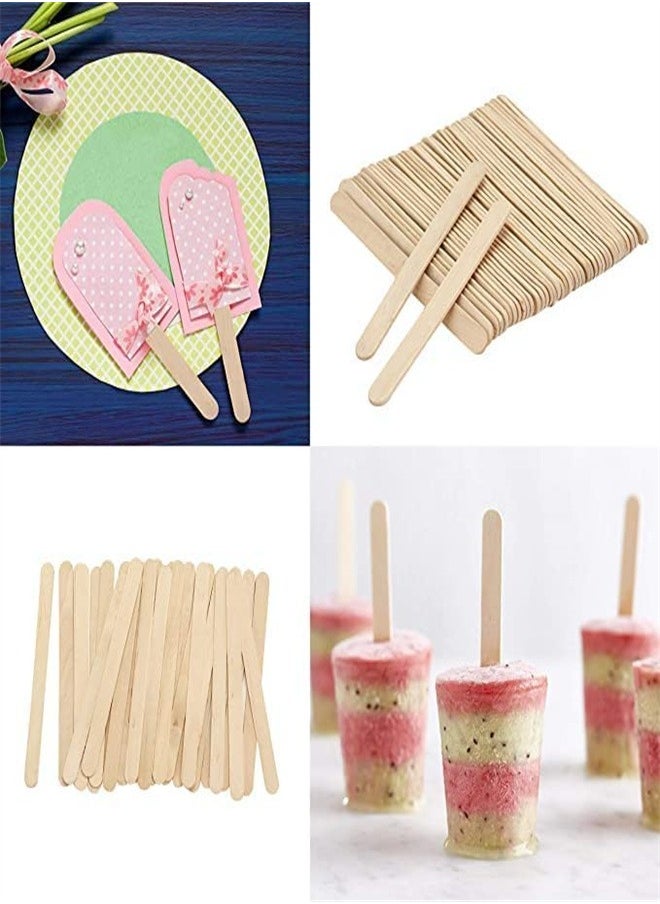 Goolsky Goolsky Popsicle Stick, 4.5 Inch, 200 Pack, Crafts for Kids, Wood Sticks  - Image 3