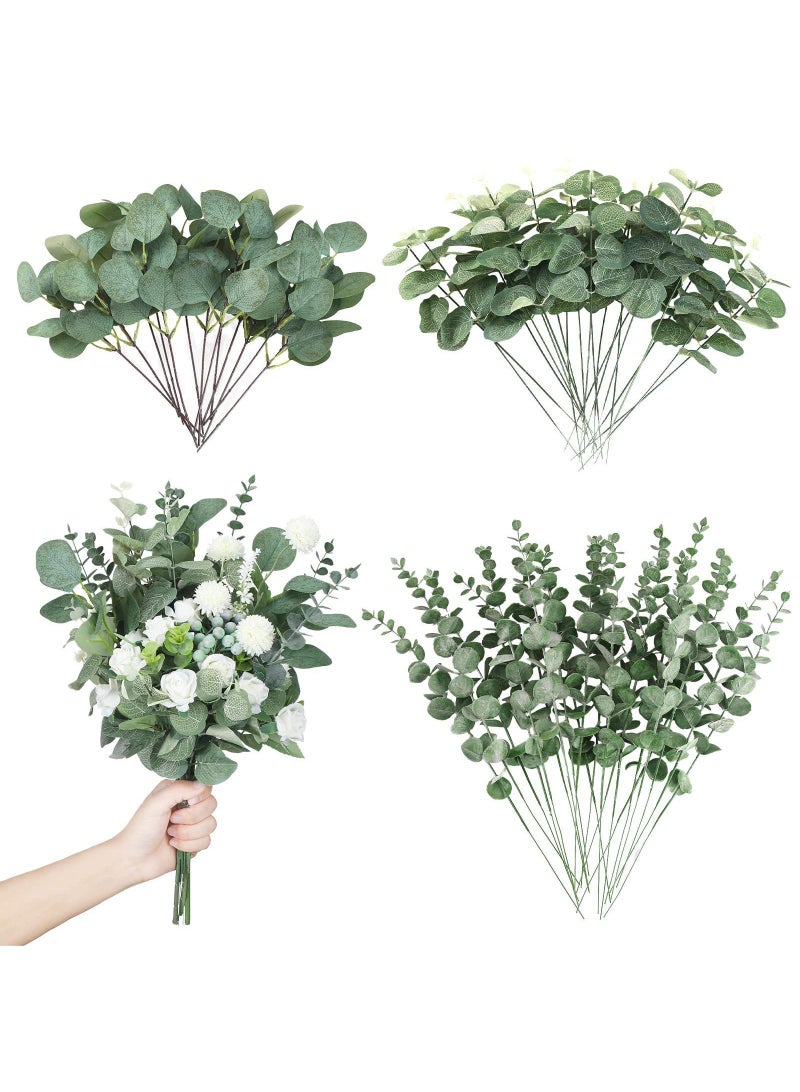 Generic Combination Of Eucalyptus Leaves Artificial Eucalyptus Trees Green Plants Money Leaf Eucalyptus Leaves Artificial Plants Flower Arrangement Home Decoration  - Image 4