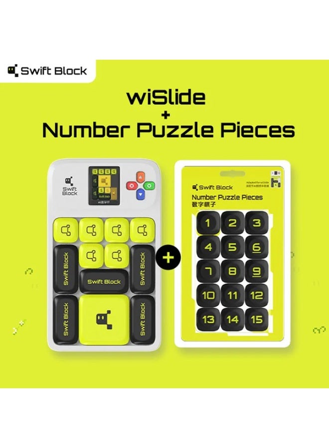 GANCUBE GAN Swift Block  WiSlide Smart Klotski Number Puzzle Piece Set - Image 4