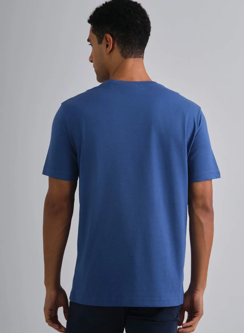 غانت Regular Fit Shield T-Shirt