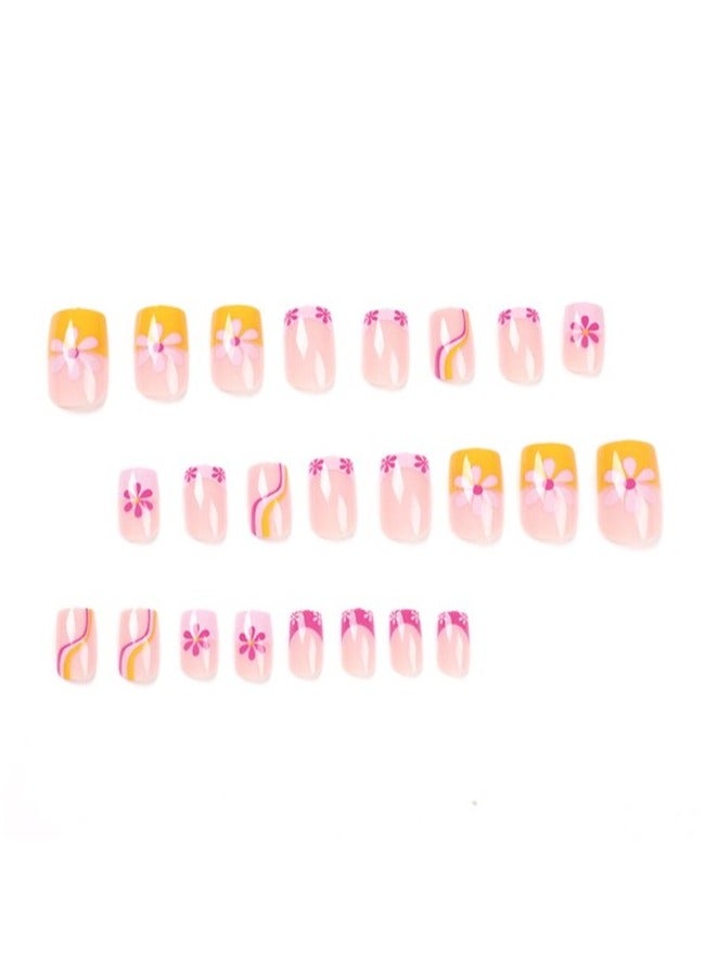 Salon Acrylic Reusable False Nails Set Double Tape and Glue Included - Image 2