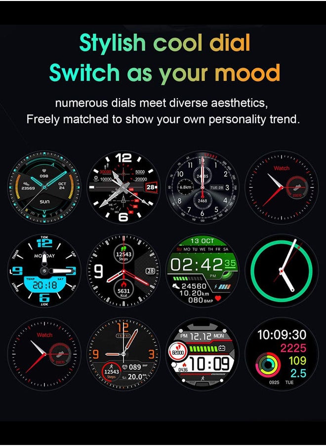 Generic - smart watch circular touch screen supports the Arabic language with wireless Bluetooth headsets Pro - Image 1