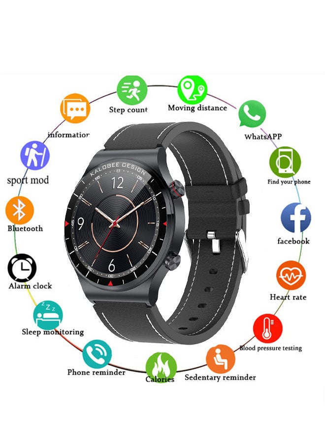 Generic - smart watch circular touch screen supports the Arabic language with wireless Bluetooth headsets Pro - Image 1