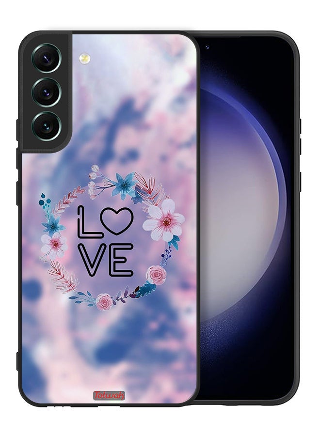 Tolwak Samsung Galaxy S22 Plus 5G Protective Case Cover Love In Flowers Ring Art - Image 2