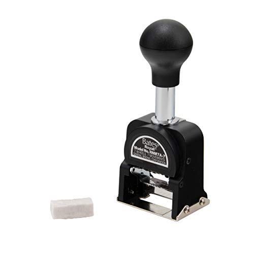 Bates Dry Un-Inked Pad for Royall Economy Numbering Machine, 12 Pads (9806452) - Image 3