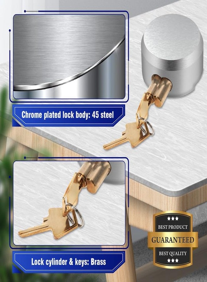 3 BUZZLETT Triple Pack of Heavy Duty Hidden Shackle Padlocks Keyed Alike - Perfect for Industrial Security and Outdoor Storage -Outdoor Padlock for Storage Unit, Moving Trucks & Vans, Storage locks(2-7/8 Inch) - Image 5