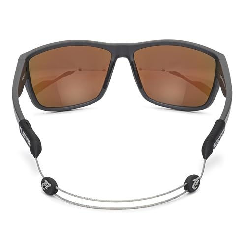 Pilotfish No Tail Adjustable Eyewear Retainer Cable Strap: Sunglasses, Eyeglasses, Glasses (16 Inch, Gunmetal Gray) - Image 2