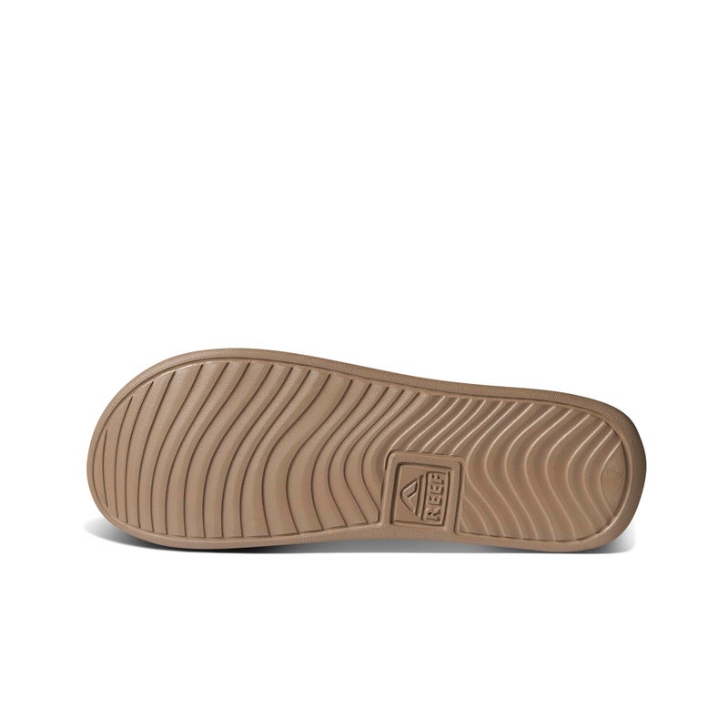 REEF Mens Sandals, One Slide, Black/Fossil, 4 - Image 5