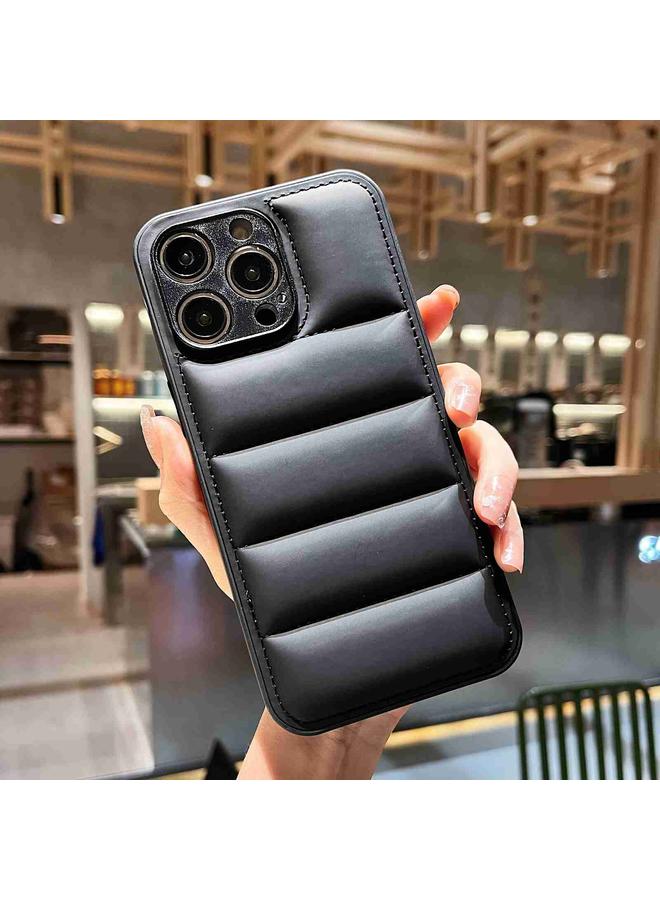 اس-توب حافظة لهاتف iPhone 12 Pro مع وسادة هوائية بفتحة دقيقة من جلد الإيدزرون - Image 2