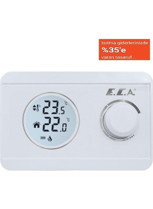E.C.A Eca Poly 100 W Wireless Digital Room Thermostat  - Image 1