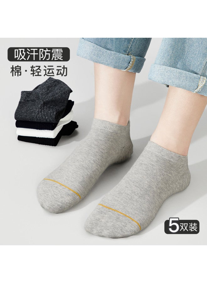 Fenton 5-pack Lightweight Sports Ankle Socks For Men - Breathable, Non-slip, Stay-put Design For All Seasons & Outfits - Image 5