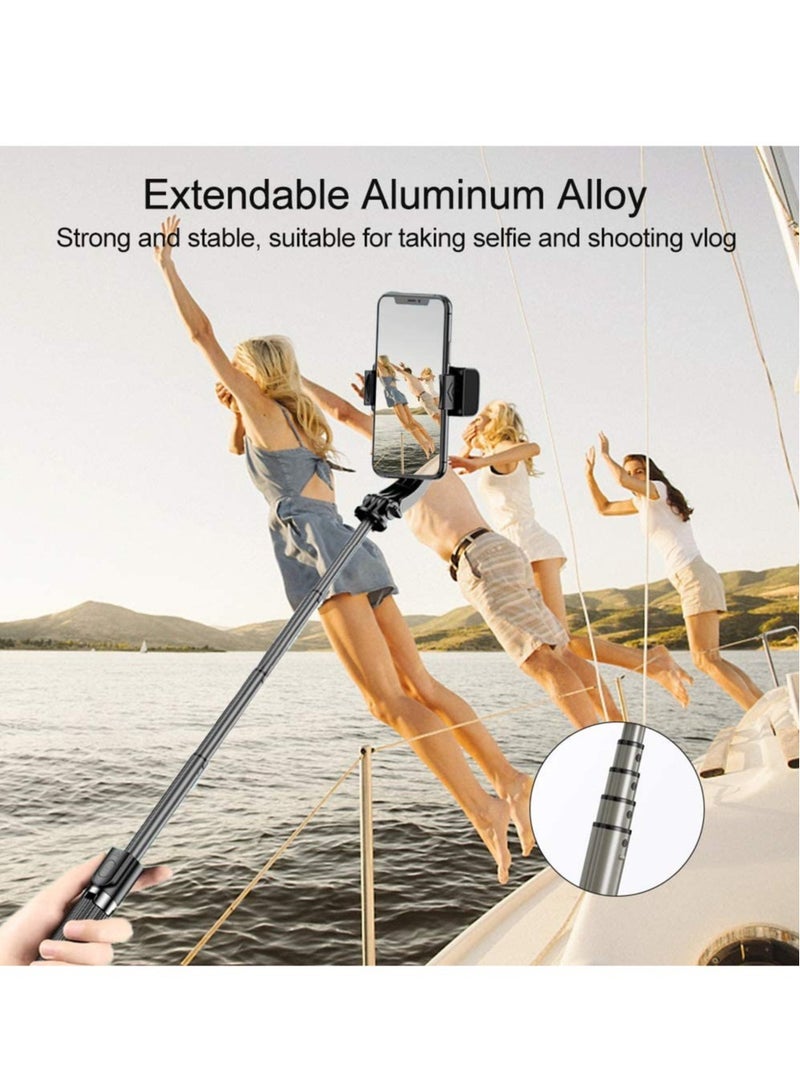 ELTRAZONE حامل ثلاثي القوائم يدور 360 درجة مع جهاز تحكم عن بعد لاسلكي، حامل هاتف محمول، مثبت أحادي المحور متوازن تلقائيًا للهواتف الذكية، تسجيل فيديو مباشر على Tiktok Vlog Youtuber - Image 4