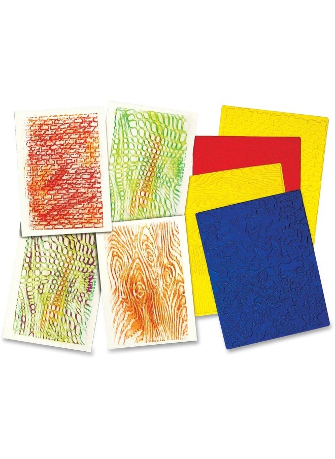 Roylco R5839 Texture Rubbing Plates 