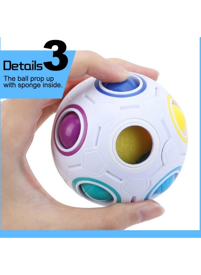 Drift Rainbow Ball Puzzle | Compact, Multicolor Sphere (Fidget Toy) | Portable Brain Teaser For Kids & Adults | Stress Relief & Fun On-The-Go Puzzle - pzsku/Z8F03C96382A5E039C839Z/45/_/1733730265/4e460638-1bf3-4c19-814e-dddf6cb46333