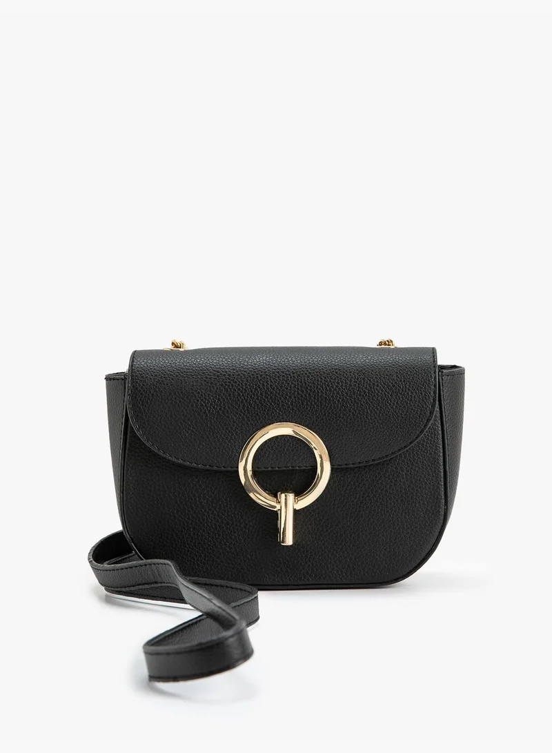 KOTON Cross Bag Flap Buckle Detail