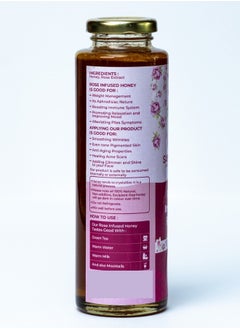 Samsthiti SAMSTHITI Pack Of 1 Rose Infused Honey 100% Natural And Organic Honey- No Added Colors Or Flavors  - Image 3
