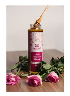 Samsthiti SAMSTHITI Pack Of 1 Rose Infused Honey 100% Natural And Organic Honey- No Added Colors Or Flavors  - Image 5