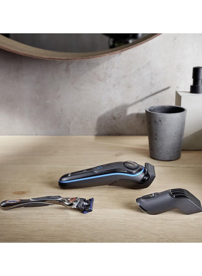 BRAUN BT 3040 Beard Trimmer With Fusion Pro Glide Manual Razor Black - Image 3