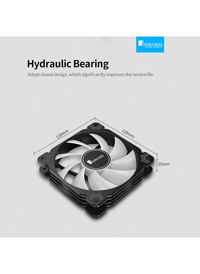 Loquat LED Cooling Fan Black - Image 3