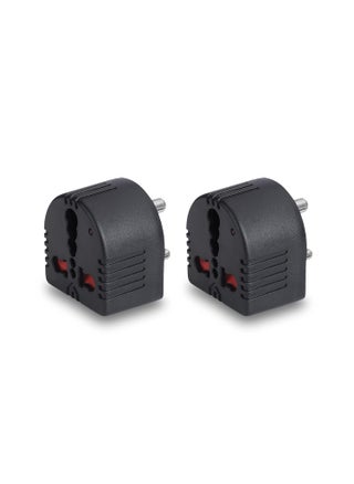 MX 3 Pin Universal Conversion Plug with Child Safety Shutter with Indicator 3pin 2pin Universal Travel Adapter Converts US to India Adapter UK to India 5 Amps to 15 Amps adapter universal socket 2pcs - pzsku/Z8F03DD19AC6E4B736FC3Z/45/1748265278/7e035f13-f1e3-4821-bf4e-175aa2c1f492