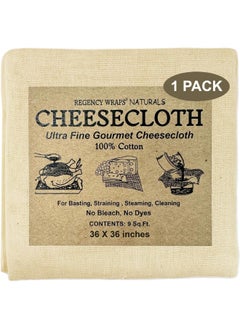 Regency Wraps 100% Cotton Cheesecloth For Basting Turkey Canning Straining Cheesemaking Natural Ultra Fine 9 Sq Ft Pack Of 1  - Image 3