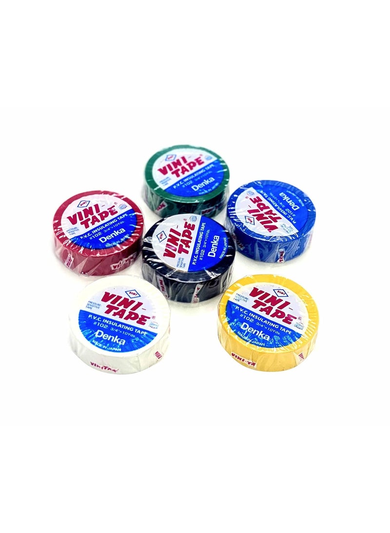 Vini Insulation Tape Made In Japan 6 Pcs - Image 1