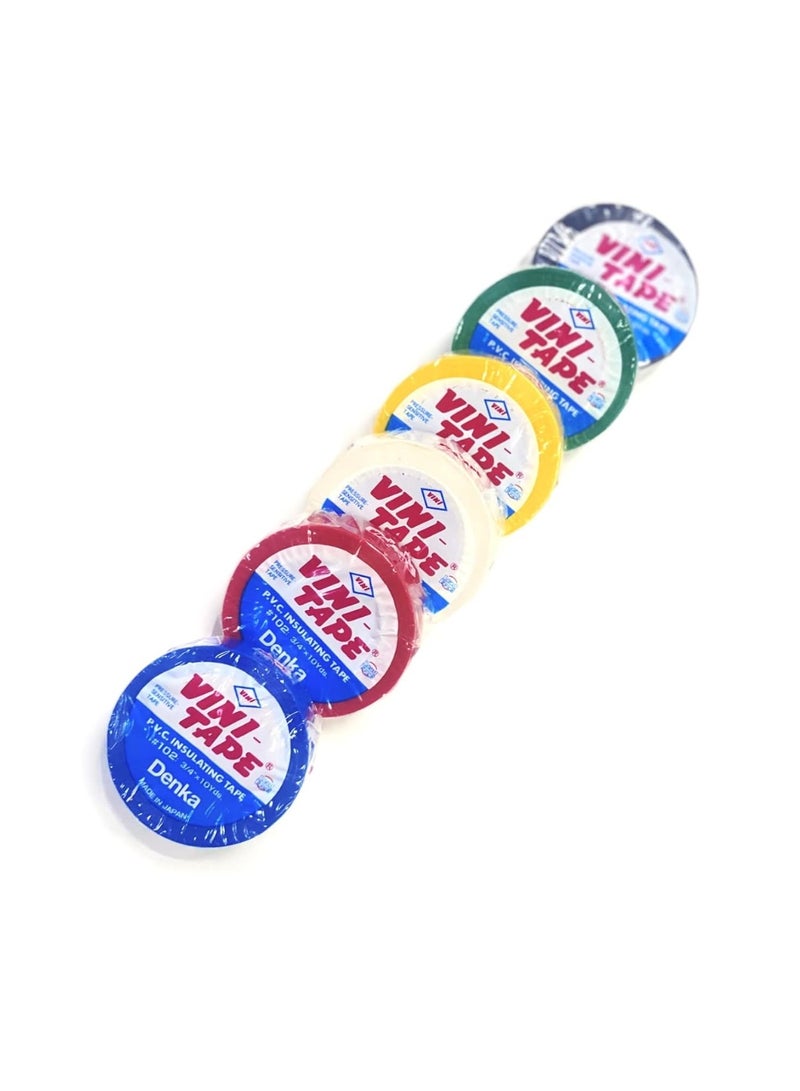 Vini Insulation Tape Made In Japan 6 Pcs - Image 2