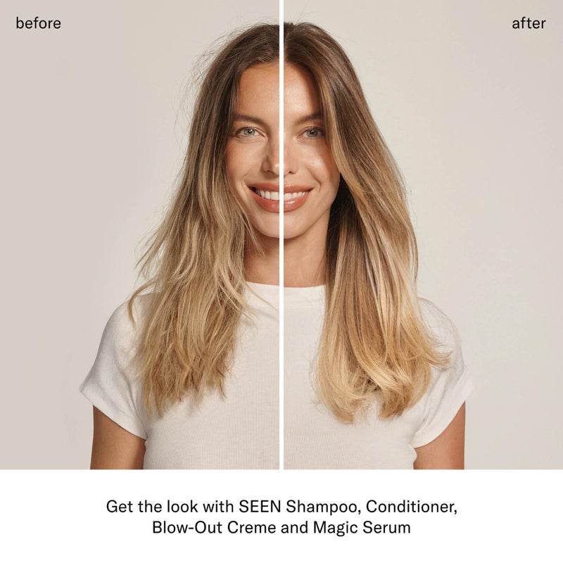 SEEN - Blow-Out Creme - Scented - Non-Comedogenic & Blow Out Hair Cream- Reduces Frizz- Heat Protectant- Safe for Sensitive & Acne Prone Skin - Image 4