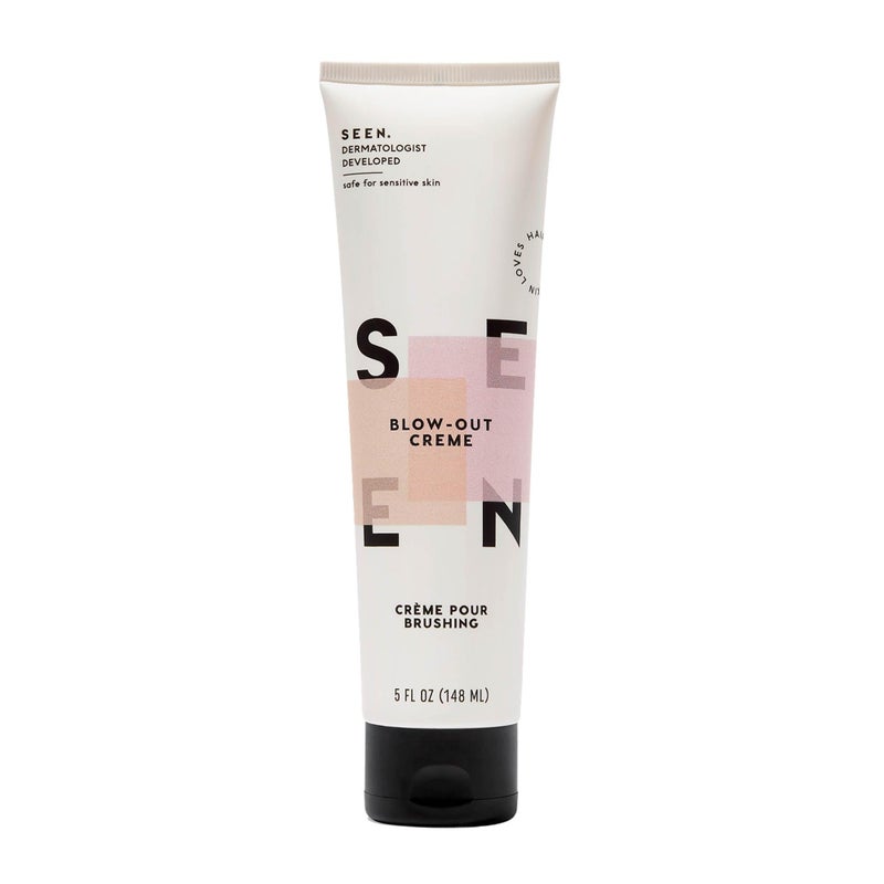 SEEN - Blow-Out Creme - Scented - Non-Comedogenic & Blow Out Hair Cream- Reduces Frizz- Heat Protectant- Safe for Sensitive & Acne Prone Skin - Image 1
