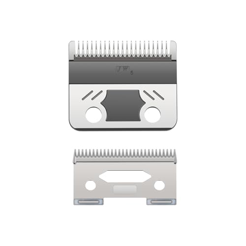 VGR 003270640 Clipper Blade Replacement Set Model Clipper with DLC Deep Tooth Blade Professional Precision Blades with 2 Pairs Screws - Image 3