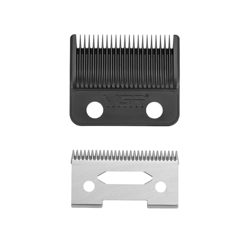 VGR 003270640 Clipper Blade Replacement Set Model Clipper with DLC Deep Tooth Blade Professional Precision Blades with 2 Pairs Screws - Image 1