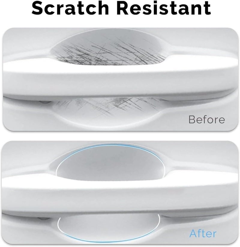 8 PCS Car Door Handle Scratch Protectors for Lexus GX 550 GX550 2024 2025, Car Door Handle Sticker Scratches Protective Films - Image 2
