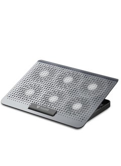 RAEGR RapidCool 900 Aluminium Laptop Cooling Pad | Two USB Port| with Multi-Angle Adjustment & Adjustable wind speed, Metal Support | Foldable Anti-Skid Baffle | Compatible with Laptops Upto 17-inches