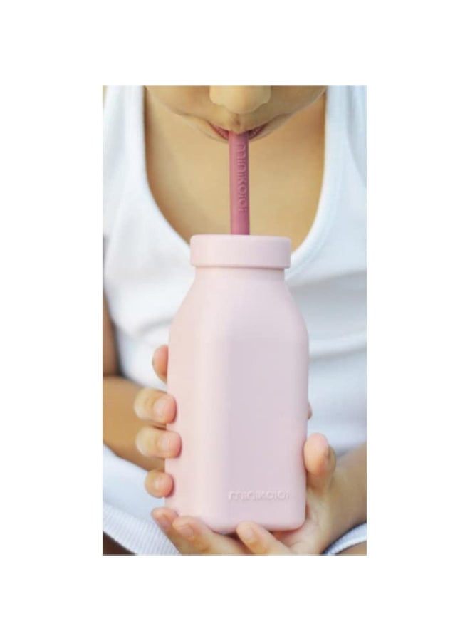 Minikoioi Bottle And Straw - River Green And Powder Grey - Image 4