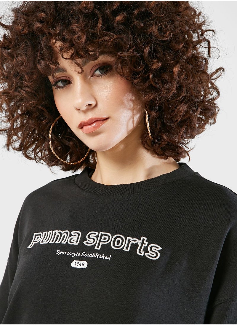 PUMA - Team Logo Sweatshirt - Image 1