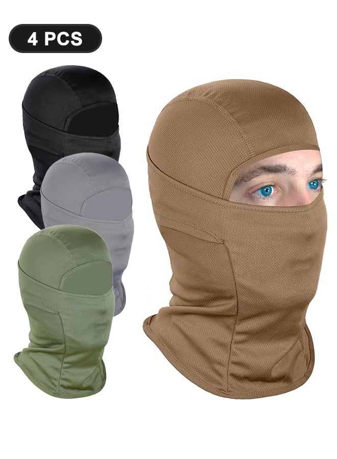 Ant Balaclava Face Mask, 4-Piece – Sun UV Protection Breathable Hood for Men & Women - Image 1