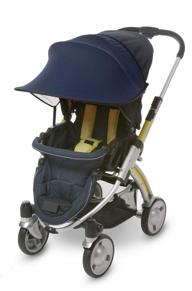 مانيتو ظل الشمس لعربات الأطفال ومقاعد السيارات Navy UPF 50