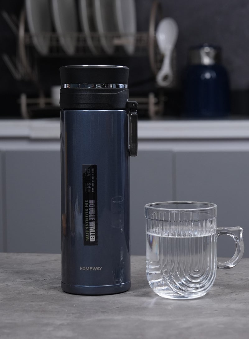 Homeway 520 ML Stainless Steel Hot & Cold Vacuum Flask – Insulated Travel Thermos - Image 3