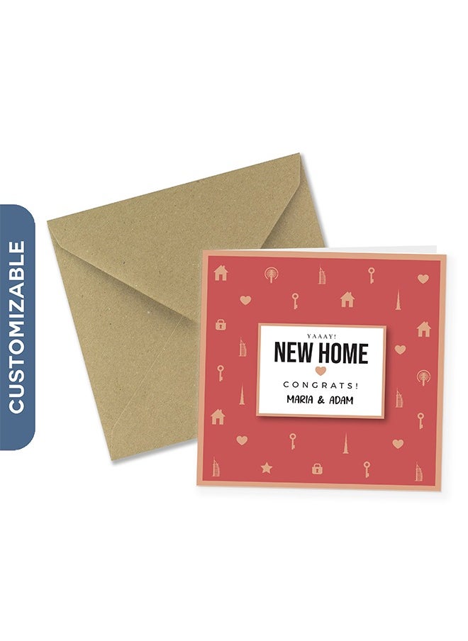 Share the Love New Home Personalised Greeting Card  - Image 1