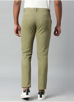 Dennis Lingo Light Olive Chinos for Men - Tapered Fit, 100% Cotton  - Image 4