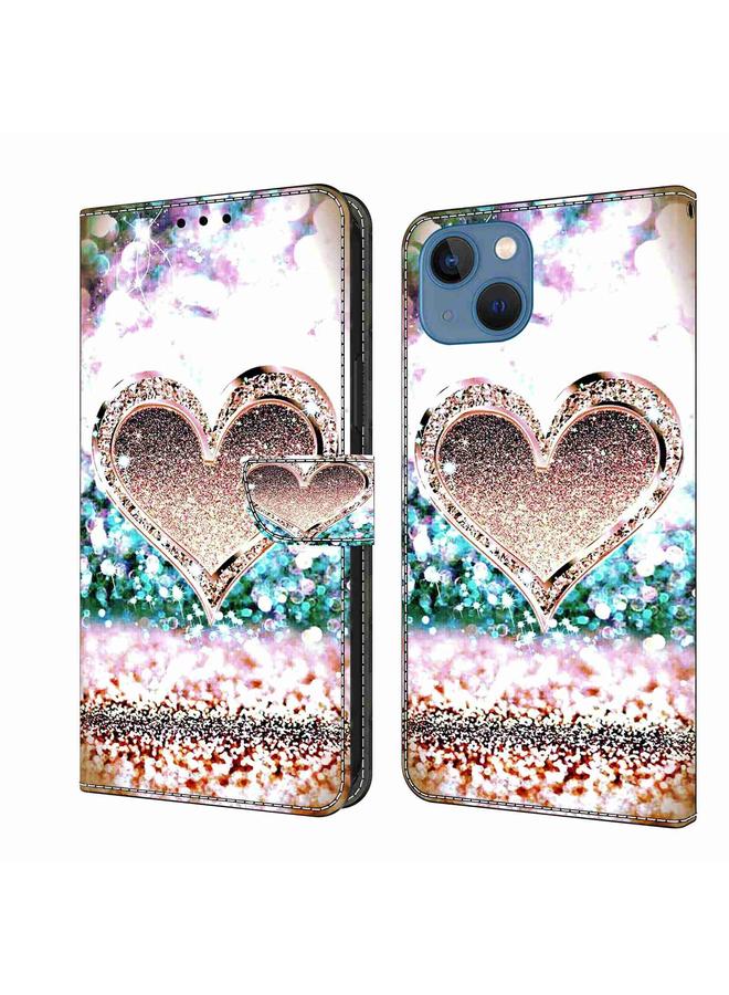 Zaboon Case For iPhone 13 / 14 Crystal 3D Shockproof Protective Leather Phone Case - Image 1