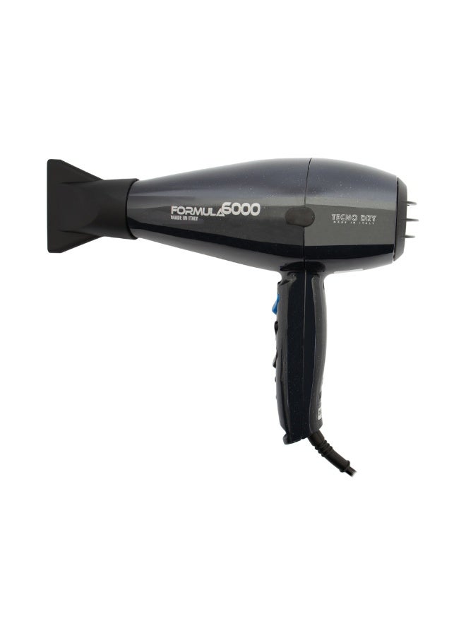 Tecno Dry Formula Hair Dryer Metallic Gray  Formula 6000 - Image 1