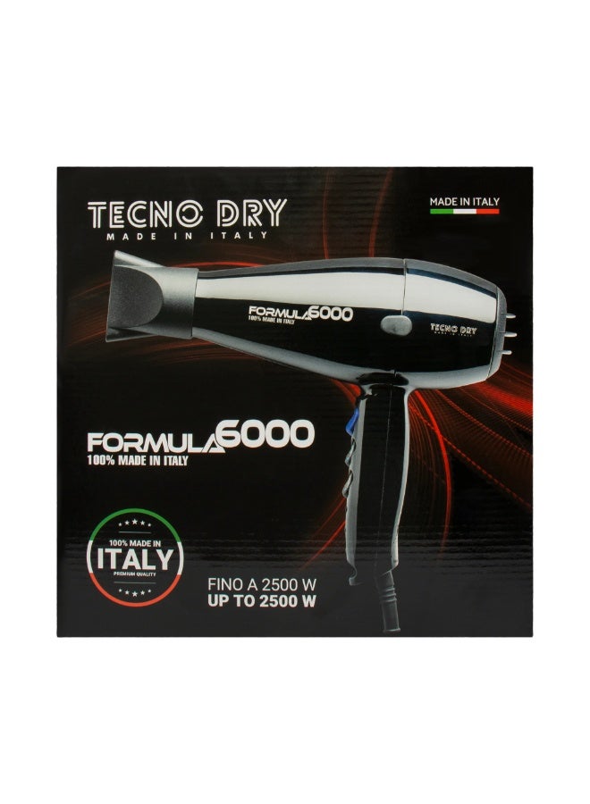 Tecno Dry Formula Hair Dryer Metallic Gray  Formula 6000 - Image 5