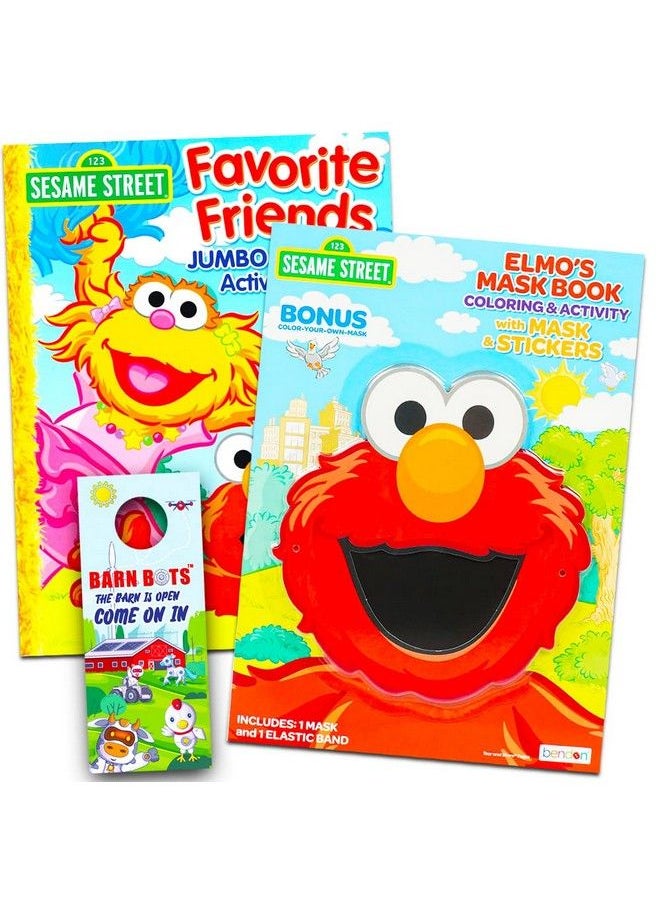 Sesame Street - Coloring Book Set (2 Books Elmo And Cookie Monster) - Image 1