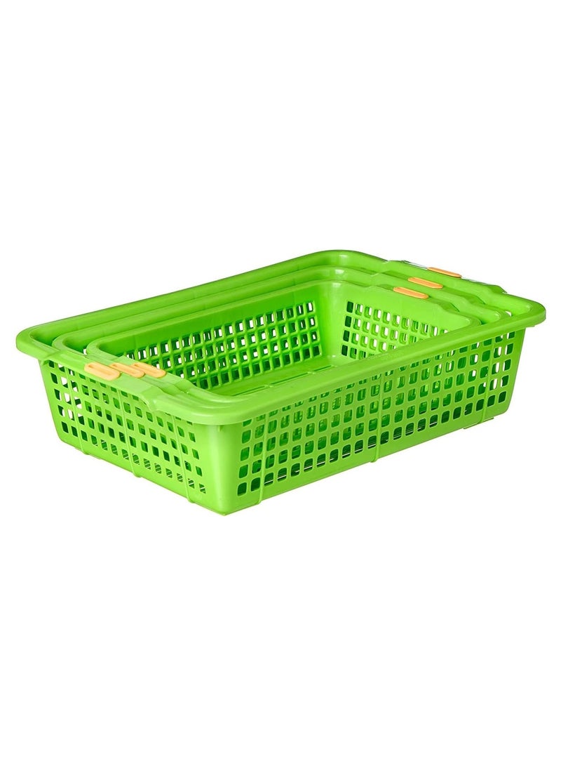 Lamsa Plast Set of 3 Fruit Plates - Multi-Colour 140151 - Image 3