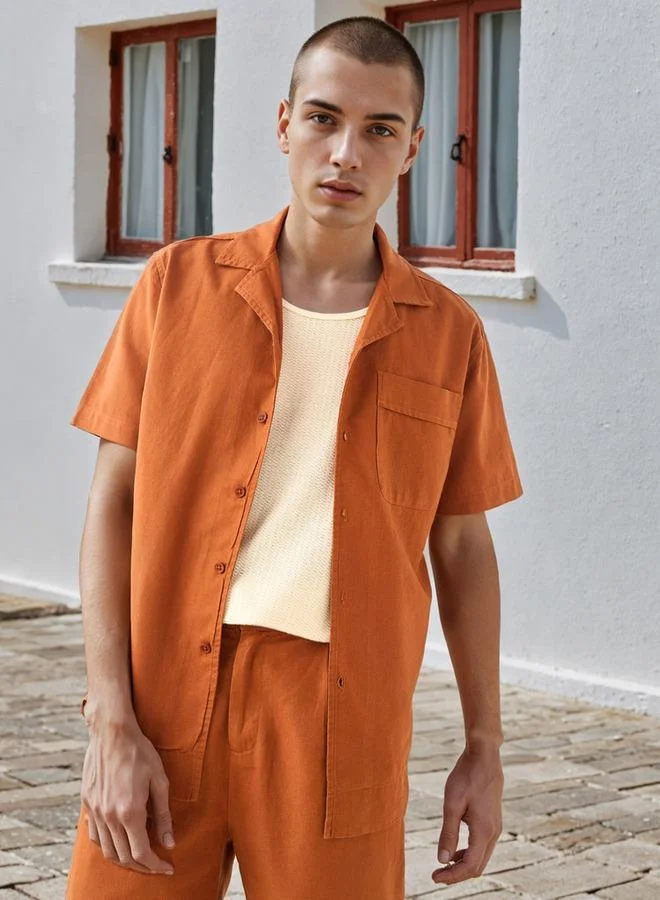 Lee Cooper Linen Resort Shirt